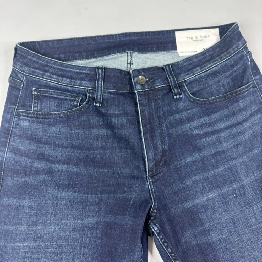 Rag & Bone RB 3 Athletic Fit Jeans Mens 32x29 Dark Wash Stretch Denim